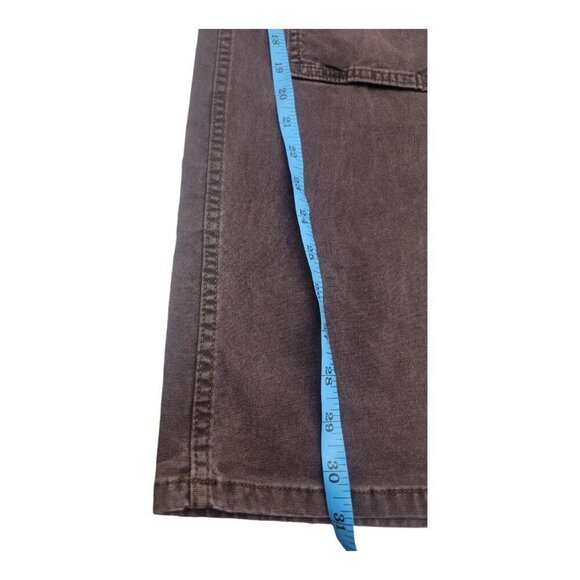 Carhartt Pants Womens 14 Brown Original Fit Carpenter Double Knee Workwear Farm - Picture 4 of 9